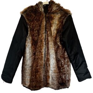 Faux Fur and Black Jacket